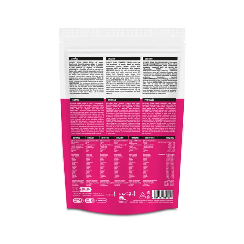 RECOVERY DRINK - Recuperador Muscular