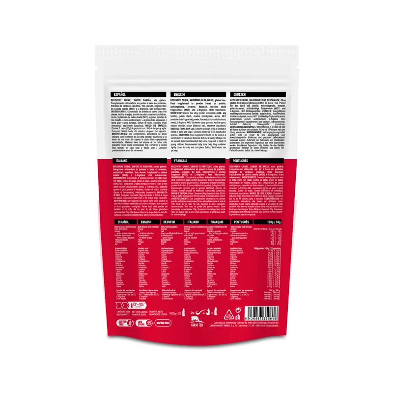 RECOVERY DRINK - Recuperador Muscular