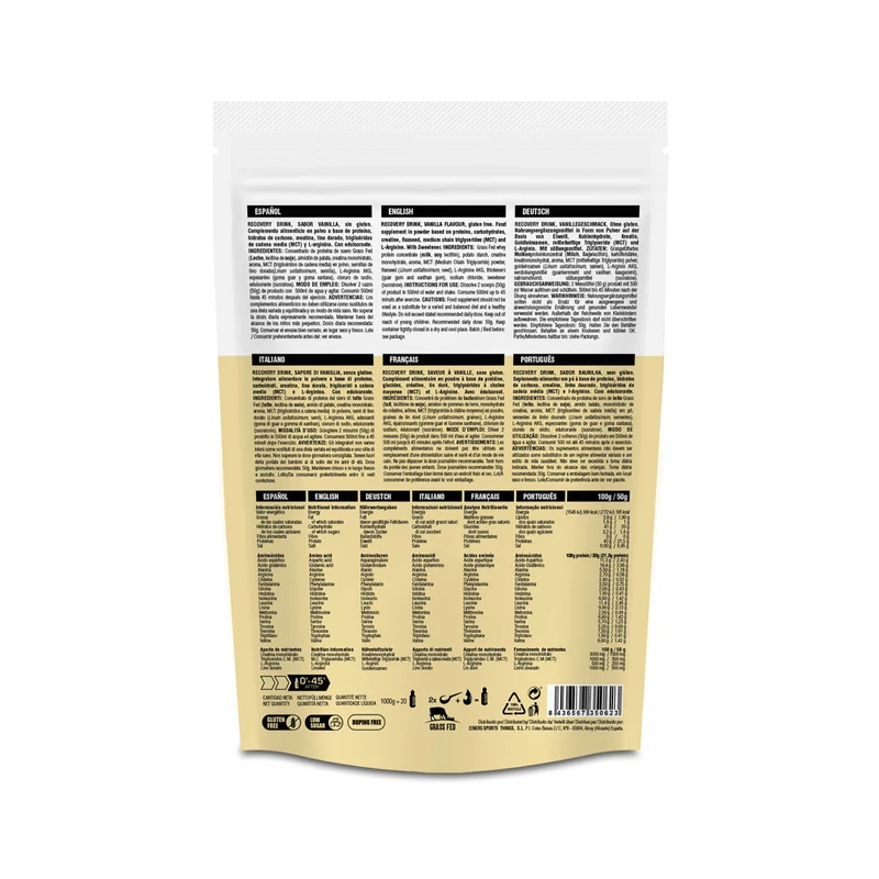 RECOVERY DRINK - Recuperador Muscular