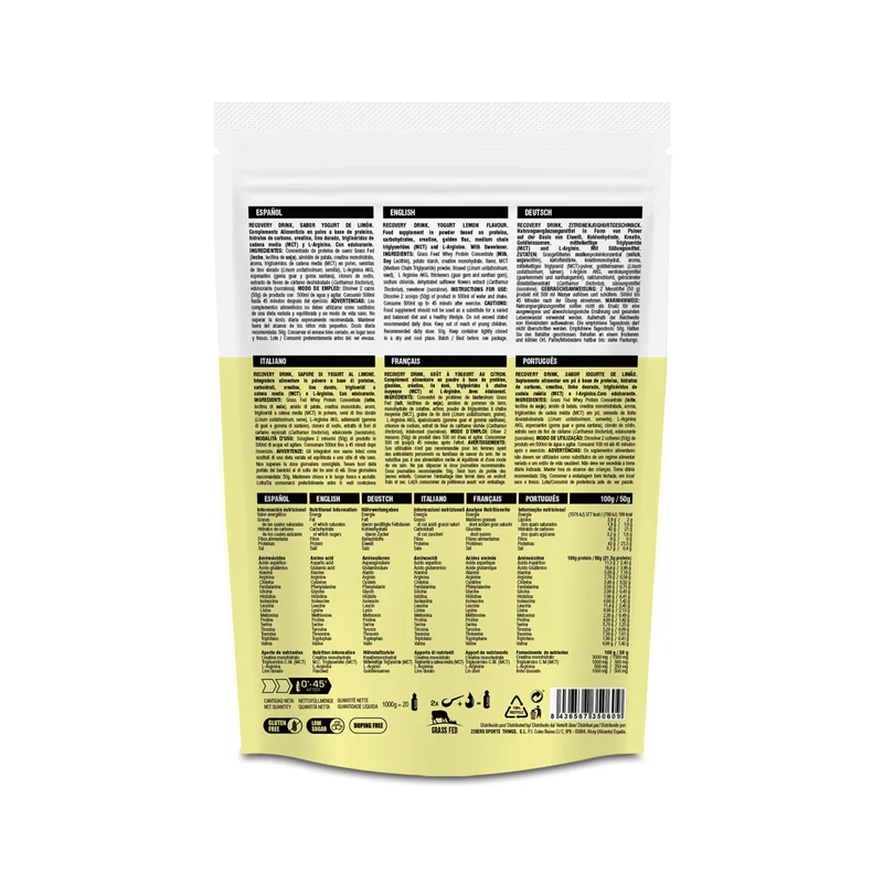 RECOVERY DRINK - Recuperador Muscular