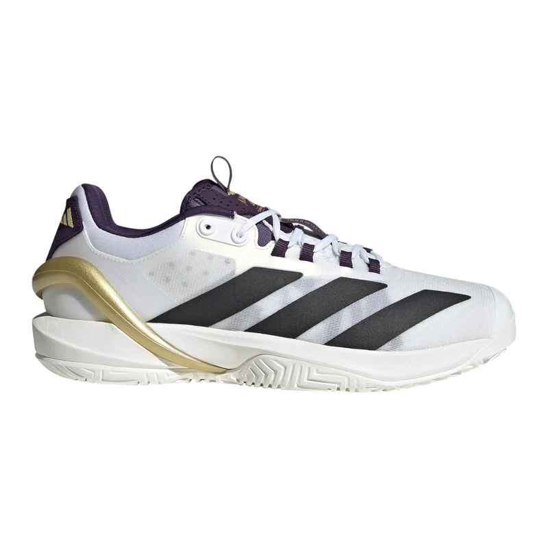 Adizero Cybersonic Allcourtschuh Herren - weiß, lila