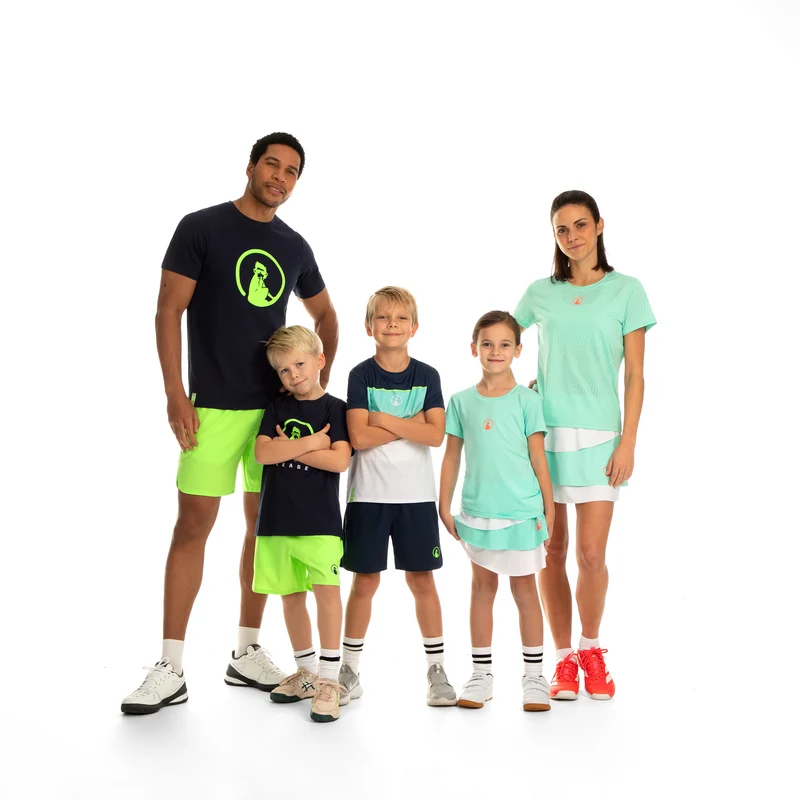 Wild Trainings T-Shirt Herren-Dunkelblau,Neongrün