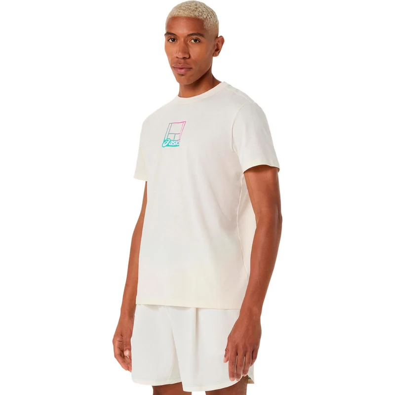 Court Core Graphic T-Shirt Herren-creme, mehrfarbig