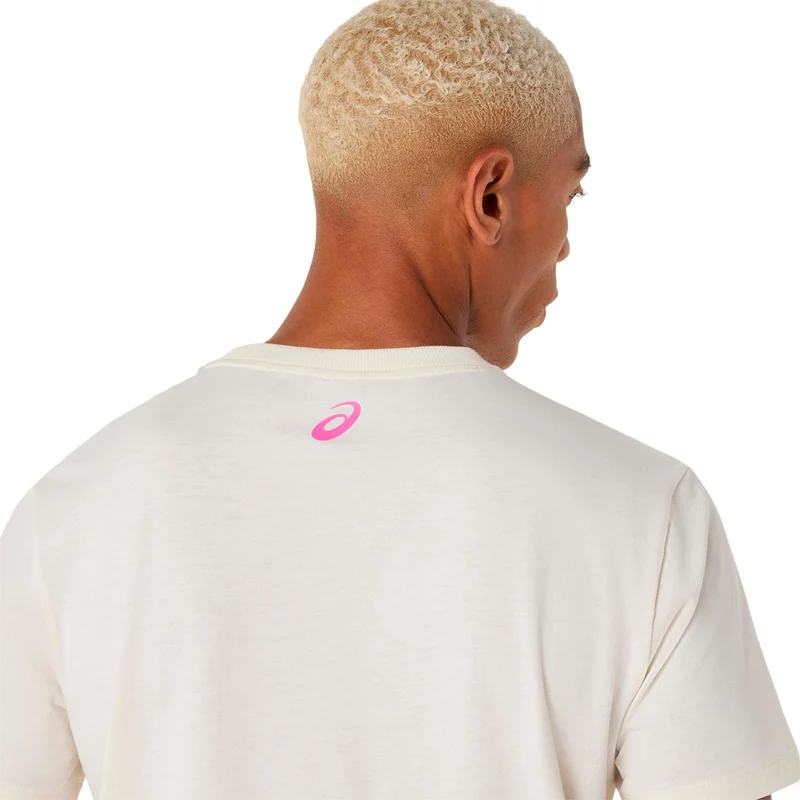 Court Core Graphic T-Shirt Herren-creme, mehrfarbig
