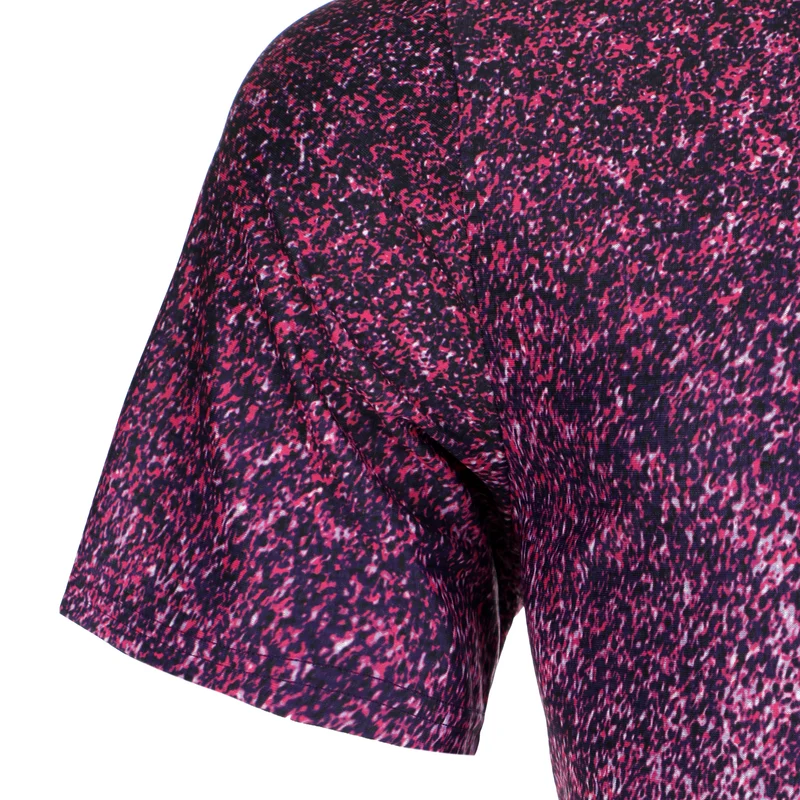 Court Fade T-Shirt Herren - lila, weiß