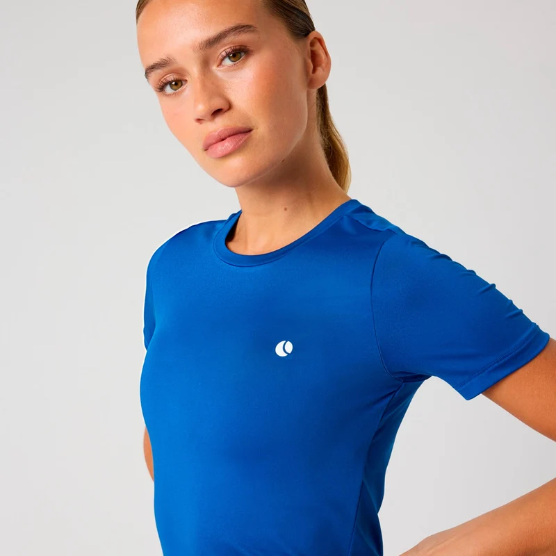 Ace Slim T-Shirt Damen - kobaltblau