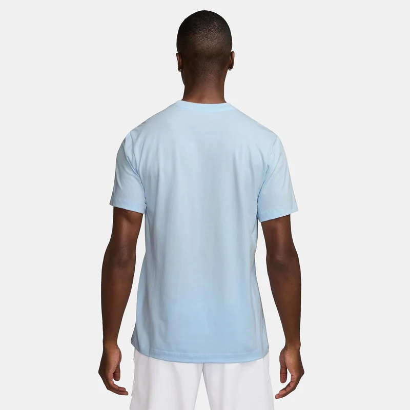 Court T-Shirt Herren-Hellblau,Mehrfarbig