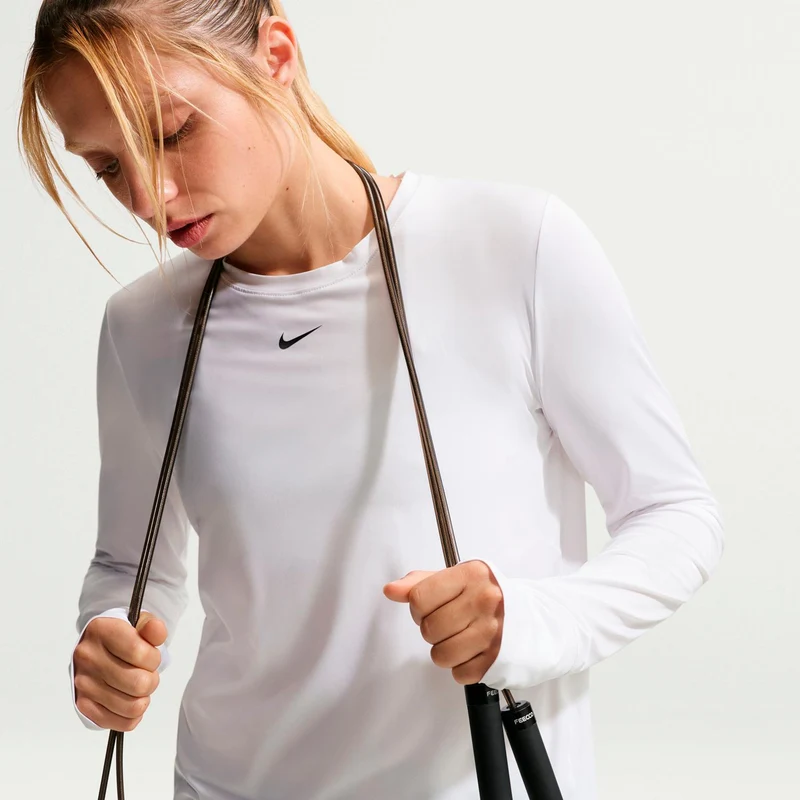 One Classic Dri-Fit Longsleeve Damen - weiß