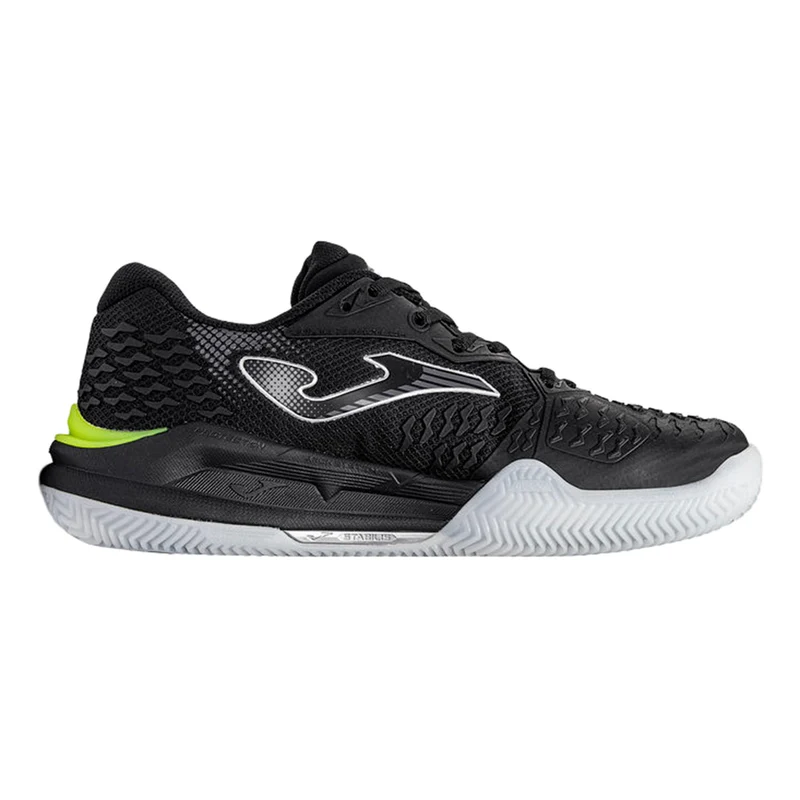Ace Sandplatzschuh Herren - schwarz, limette
