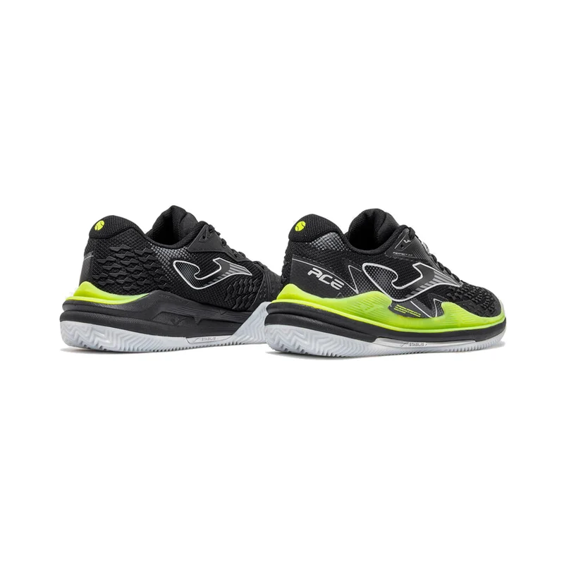 Ace Sandplatzschuh Herren - schwarz, limette