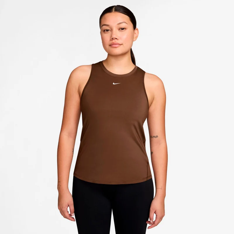 One Dri-Fit Tank-Top Damen - braun, weiß