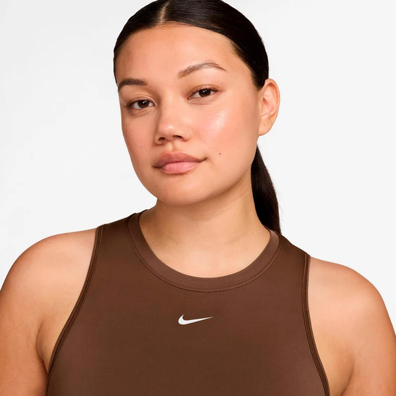 One Dri-Fit Tank-Top Damen - braun, weiß