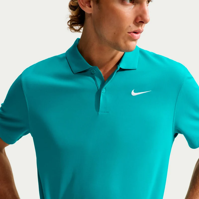 Dri-Fit Victory Court Solid Polo Herren - türkis