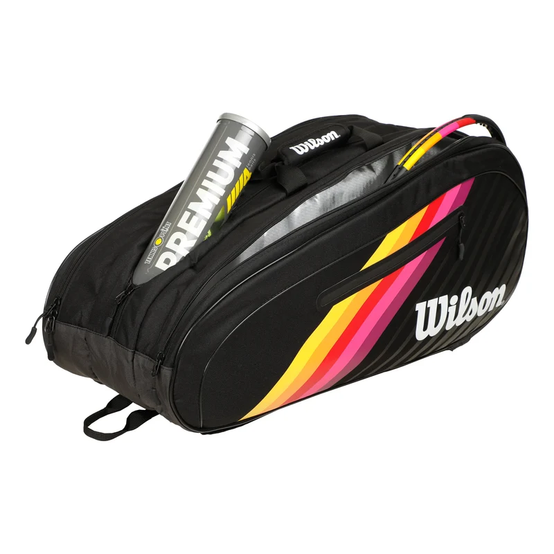 Team VHS Schlägertasche 12er Special Edition-Schwarz,Mehrfarbig