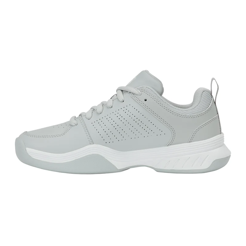 Court Express 2 Teppichschuh Damen - hellgrau, weiß