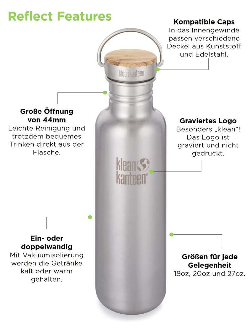 Klean Kanteen Reflect 800 ml geb.