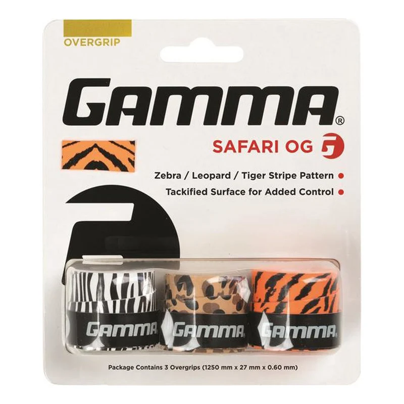 Safari zebra, leopard, tiger 3er Pack - weiß