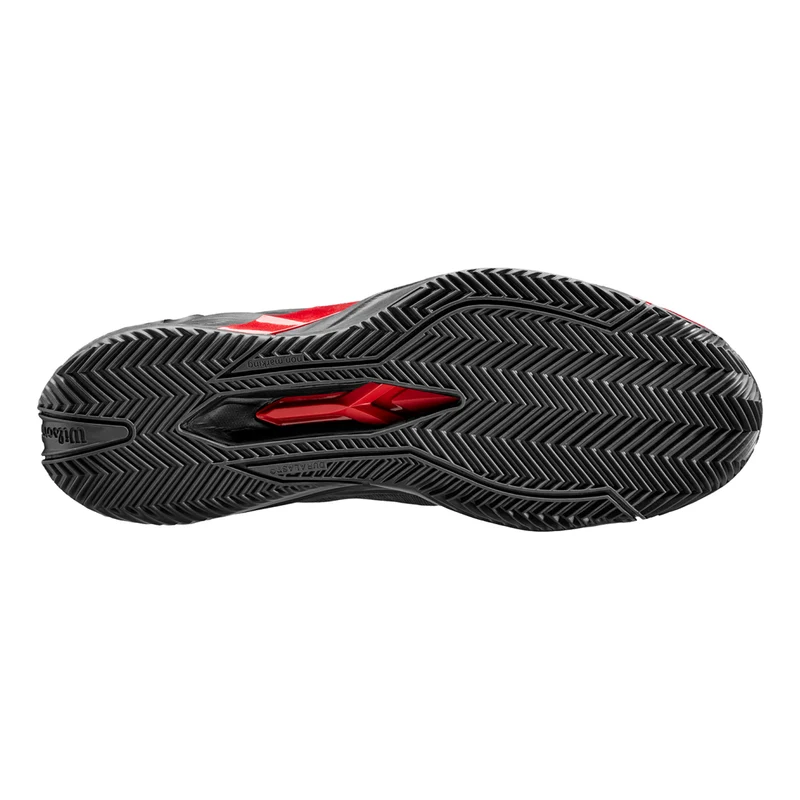 Pro 4.0 Clash Sandplatzschuh Herren - schwarz, rot