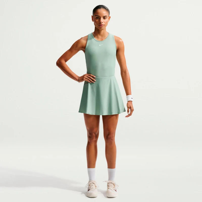 Dri-FIT Victory Tank-Top Damen - graugrün, weiß