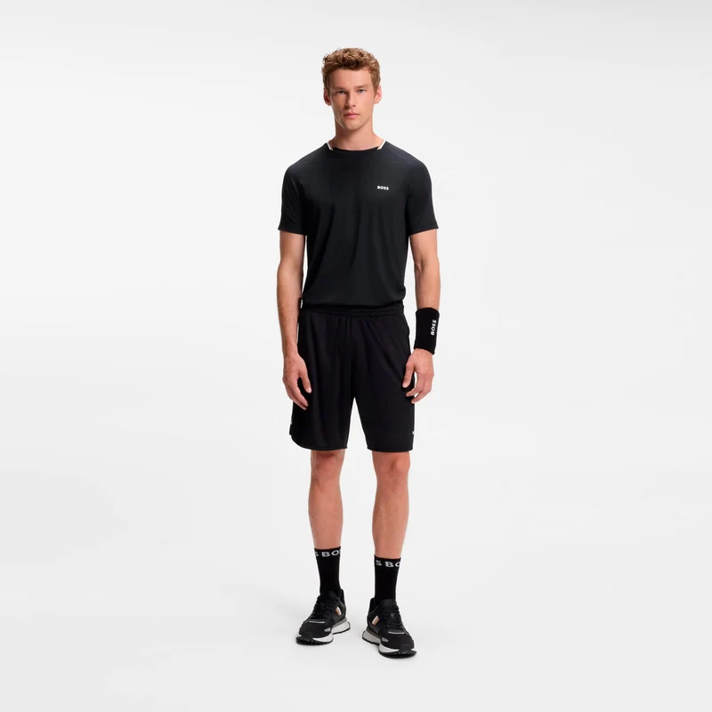 Court T-Shirt Herren - schwarz