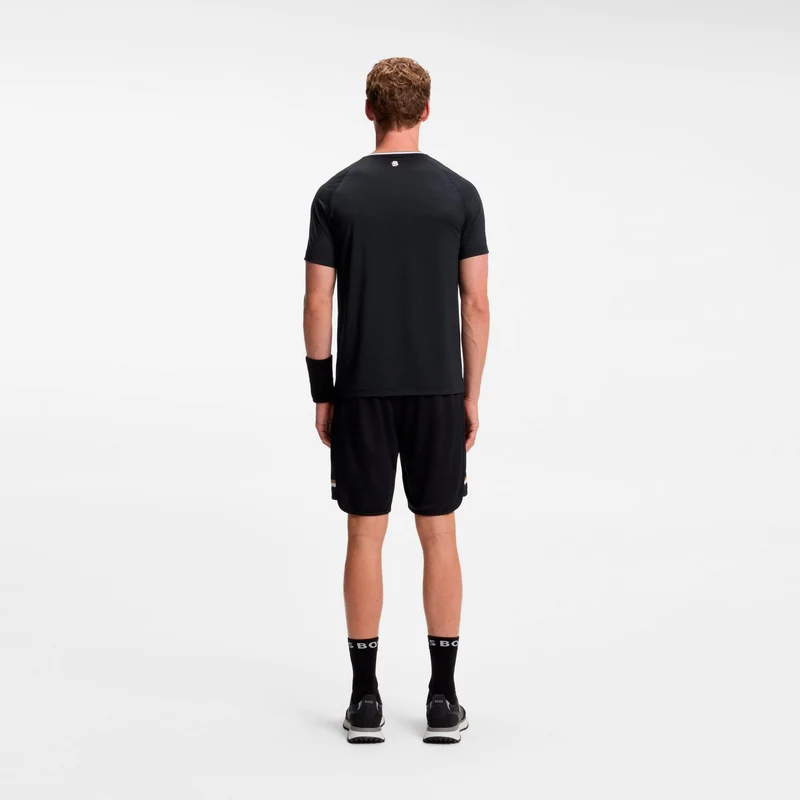 Court T-Shirt Herren - schwarz