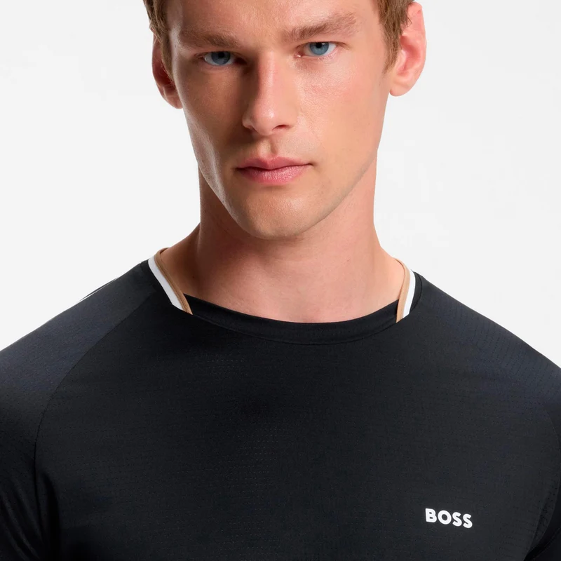 Court T-Shirt Herren - schwarz