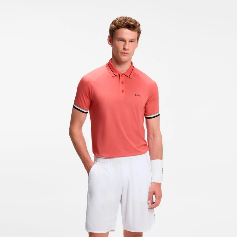 Court Polo Herren - koralle
