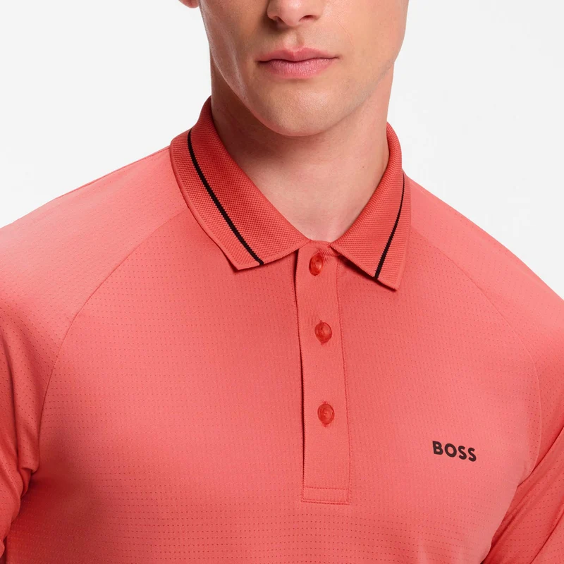 Court Polo Herren - koralle