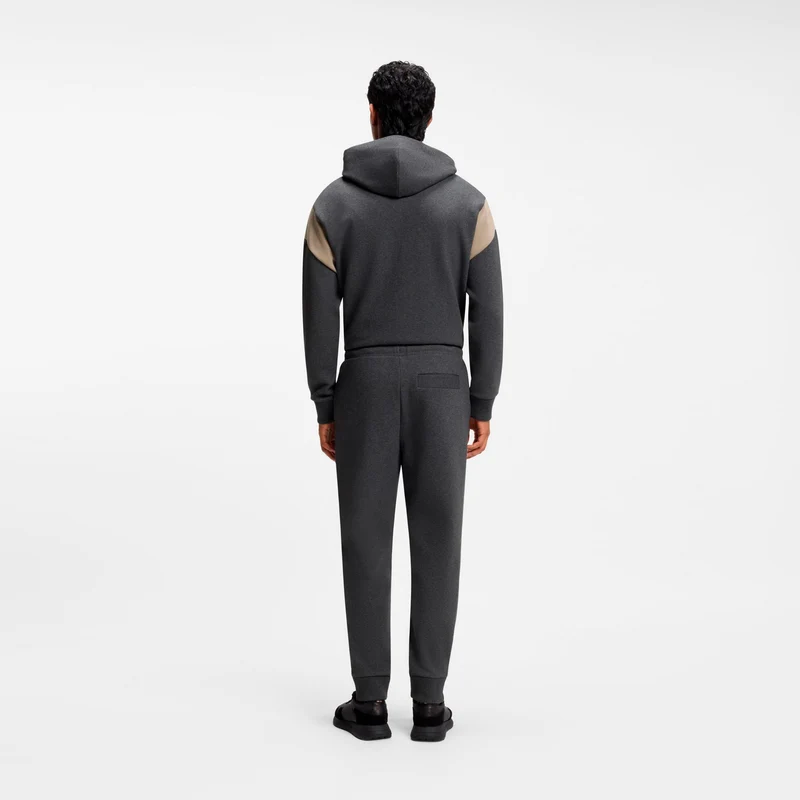 Trainingsanzug Herren - dunkelgrau, beige