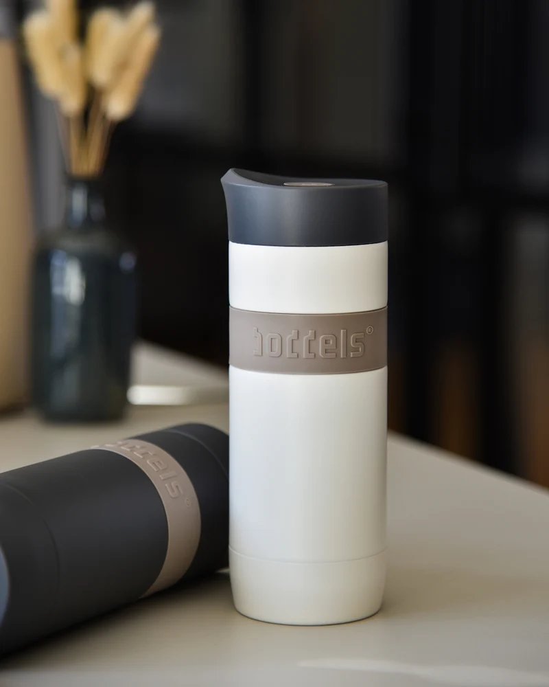 boddels KOFFJE 370 ml taupe/weiß