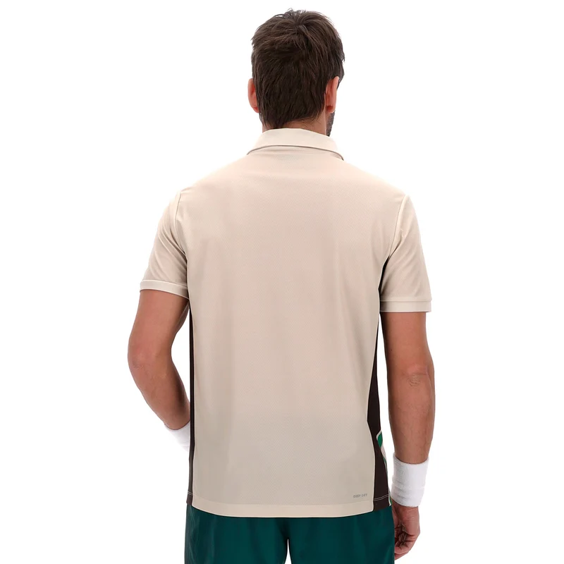 Tech VI Polo Herren - creme, petrol