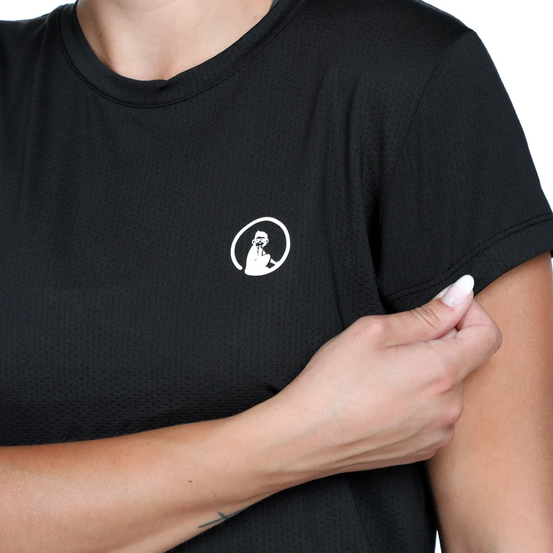 Retriever T-Shirt Damen - schwarz, weiß