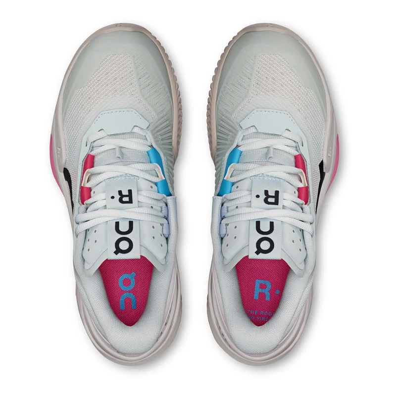 THE ROGER Pro Fire Sandplatzschuh Damen - hellblau, pink