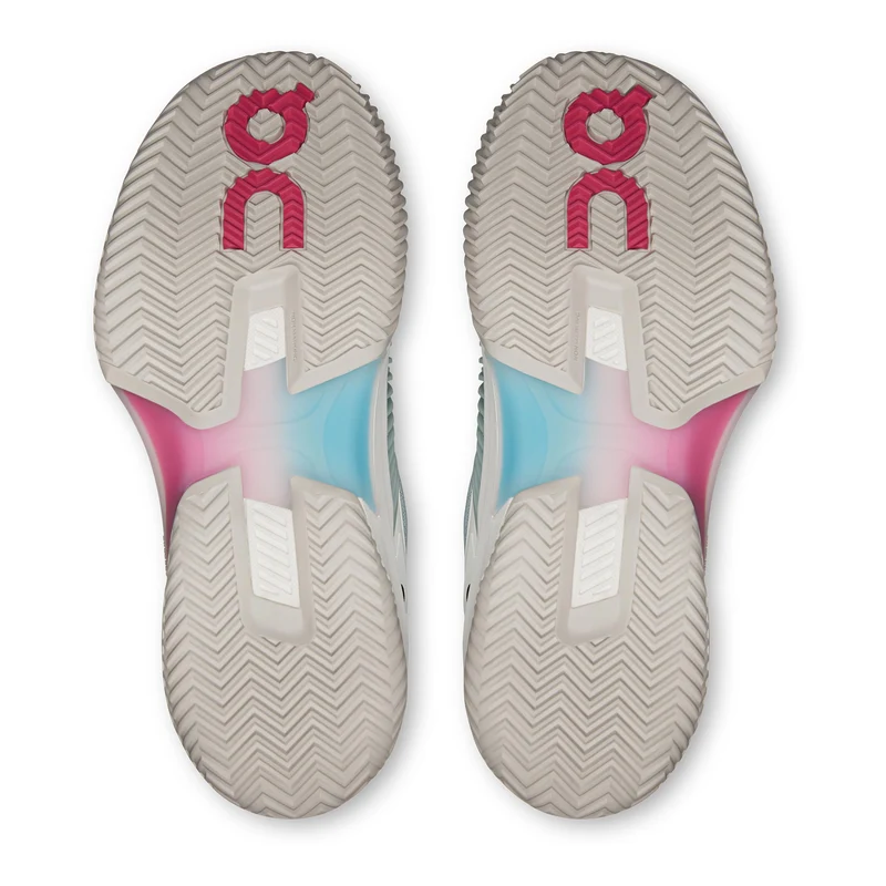 THE ROGER Pro Fire Sandplatzschuh Damen - hellblau, pink