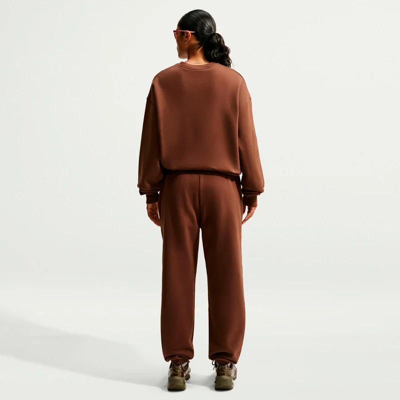 Studio Fleece Trainingshose Damen - braun