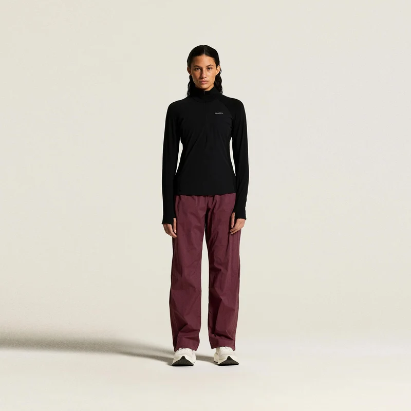 Hypervent Wind Laufhose Damen - rot