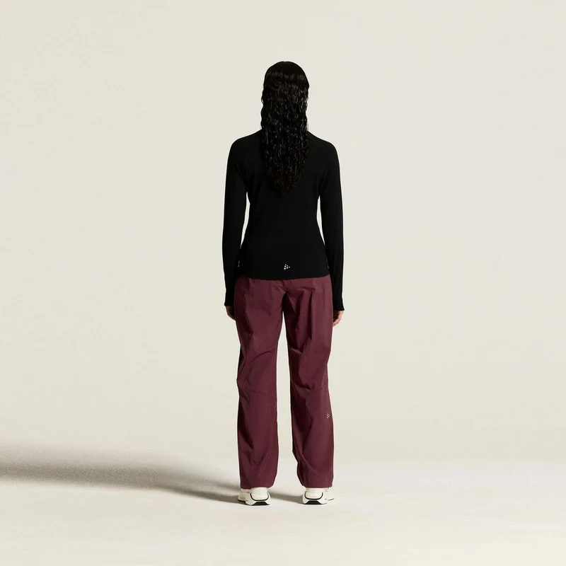 Hypervent Wind Laufhose Damen - rot