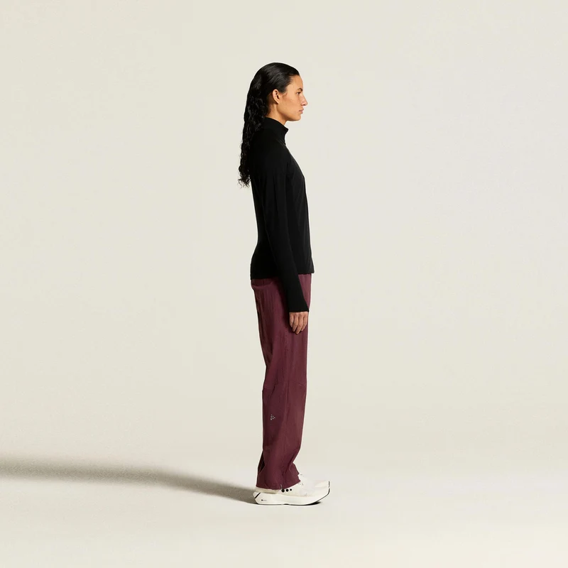 Hypervent Wind Laufhose Damen - rot