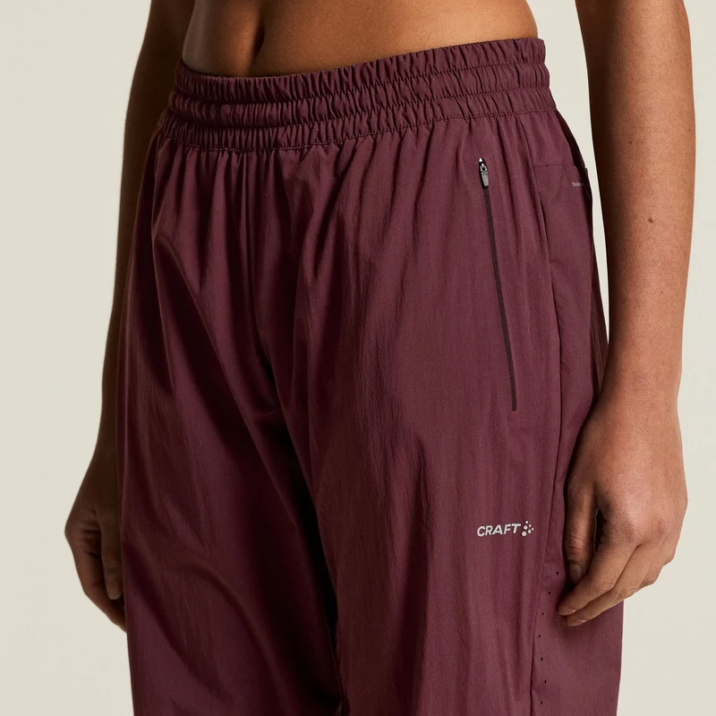 Hypervent Wind Laufhose Damen - rot
