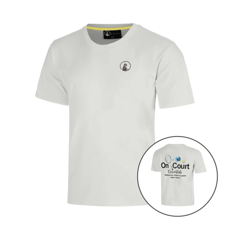 Crush On Court Essentials T-Shirt Jungen-hellgrau, schwarz