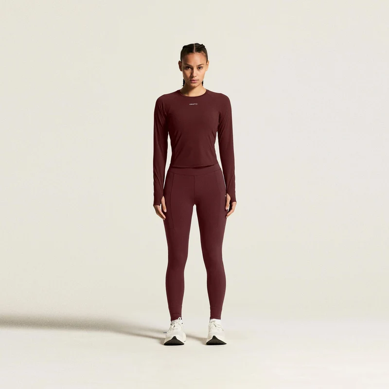 Hypervent Tight Laufshirt Damen - rot