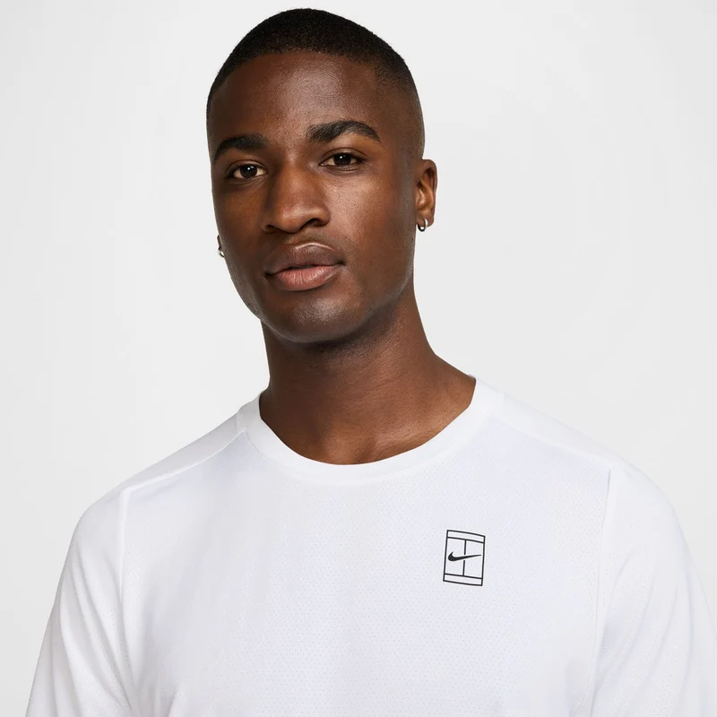 Court Dri-Fit Advantage T-Shirt Herren-Weiß,Schwarz