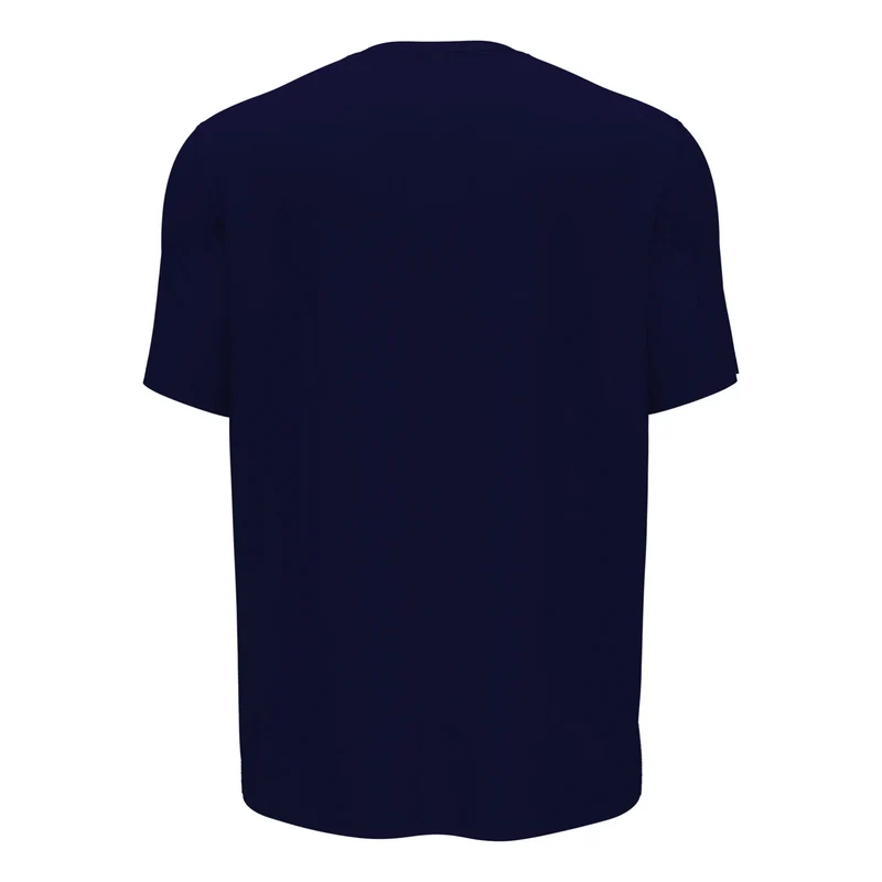 Solid T-Shirt Herren-Dunkelblau