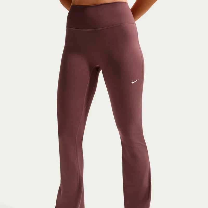 One High Waist Flare Tight Damen - mauve