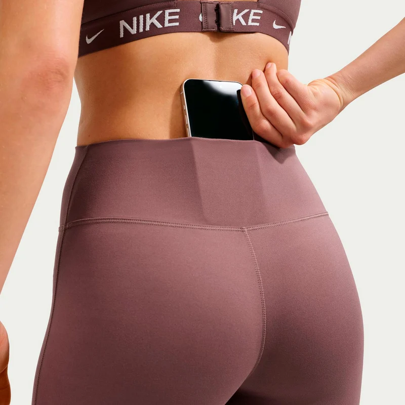 One High Waist Flare Tight Damen - mauve