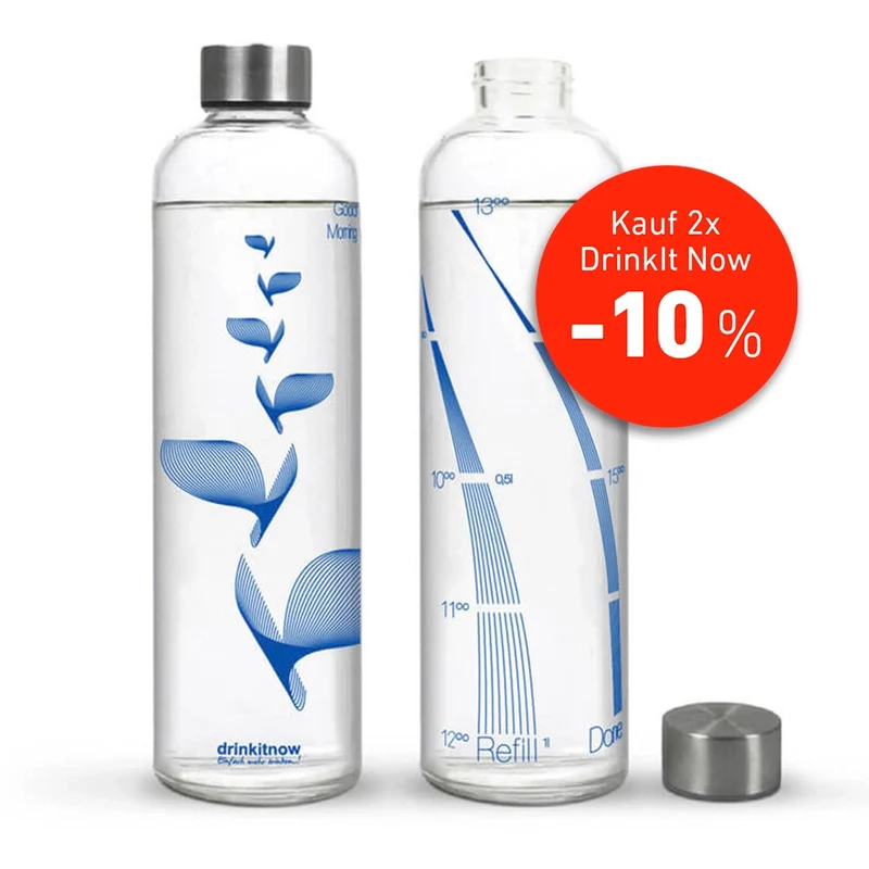 drinkitnow Flipper Azurblau