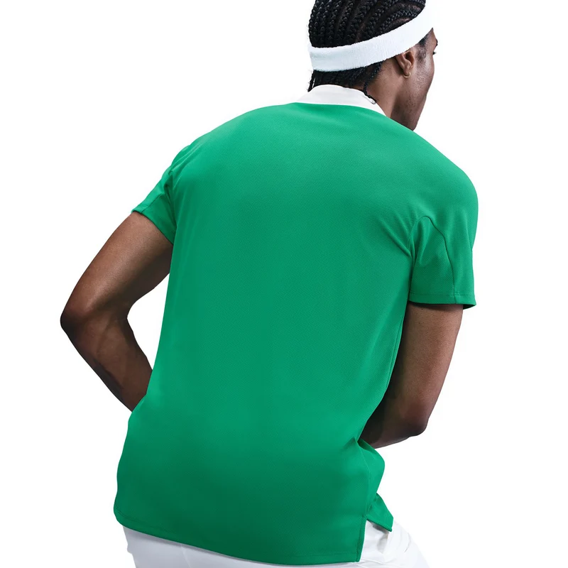 Court Dri-Fit Advantage Slam Polo Herren-Grün,Weiß