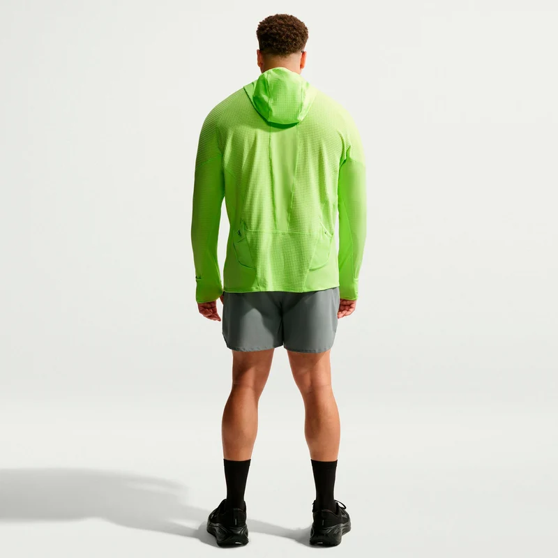 Stride Therma-Fit Laufshirt Herren - zitronengelb, silber