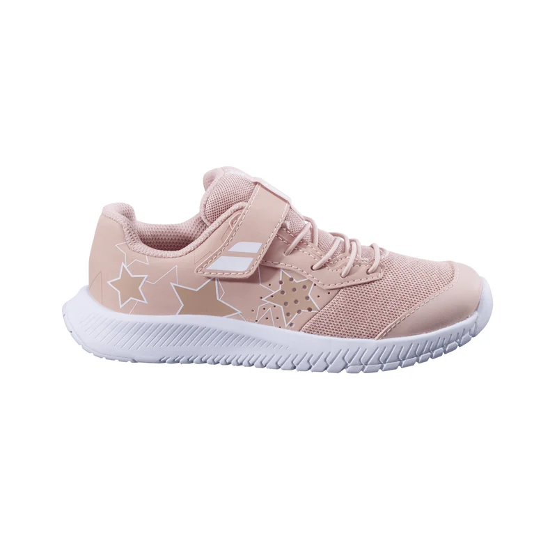 Pulsion Allcourtschuh Kinder-Rosa,Weiß