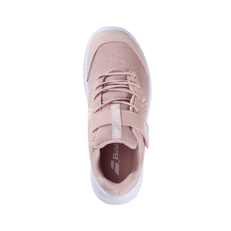Pulsion Allcourtschuh Kinder-Rosa,Weiß